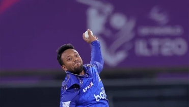 প্রথম বলেই উইকেট সাকিবের, ২৪ বলের ১৫টিই ডট